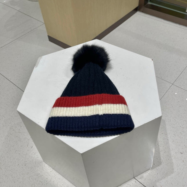 BEANIE HAT IN COLORFUL WOOL 434725