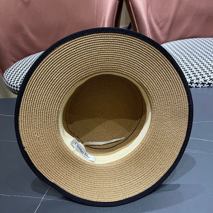 DIOR 26S STRAW BOATER HAT STYLE 132