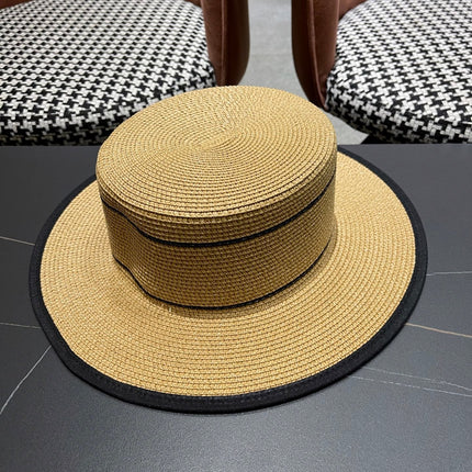 DIOR 26S STRAW BOATER HAT STYLE 132