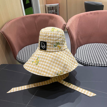 DIOR 26S FLORAL EMBROIDERED SUN HAT STYLE 161