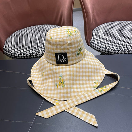 DIOR 26S FLORAL EMBROIDERED SUN HAT STYLE 161