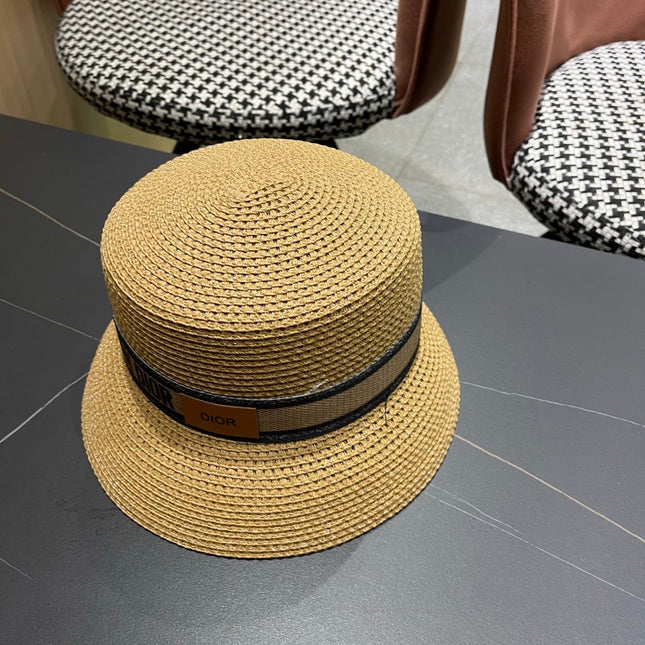 DIOR 26S SHORT BRIM STRAW HAT STYLE 143