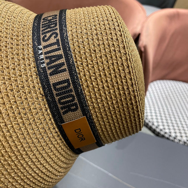 DIOR 26S SHORT BRIM STRAW HAT STYLE 143