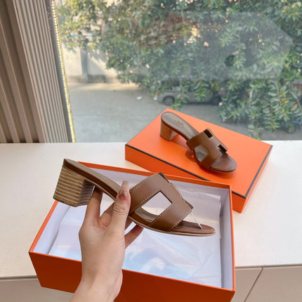 0ASIS SANDAL IN CHOCOLATE BROWN CALFSKIN