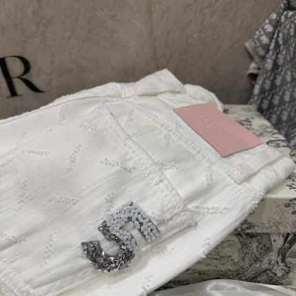 CC jeans White Denim Fabric