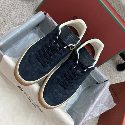 LP TENNIS WALK SNEAKERS IN NAVY BLUE SUEDE 384718