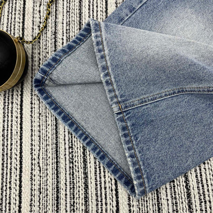 PRADA 26S WIDE-LEG DENIM SHORTS 1060