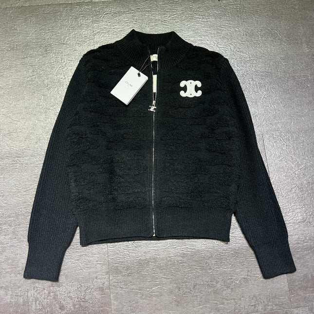 CELINE 26S ZIP-UP KNIT CARDIGAN 630