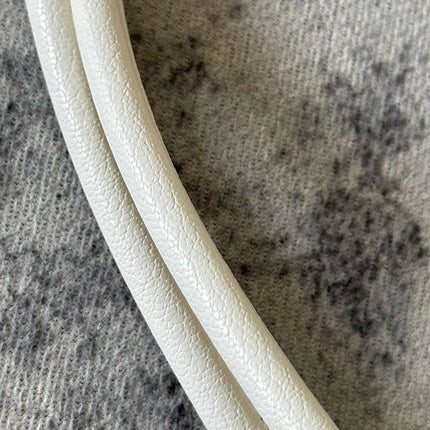 LE TECKEL MEDIUM BAG 32 IN WHITE GOATSKIN