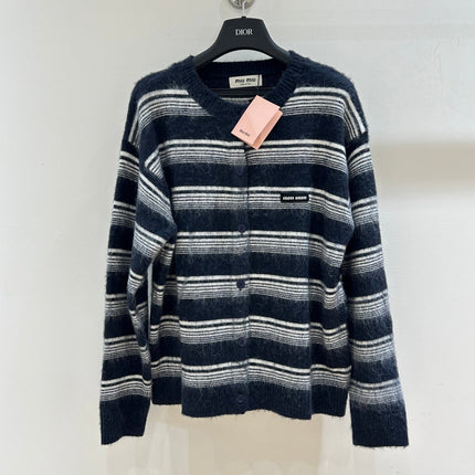 MIUMIU 26S ROUND-NECK KNIT CARDIGAN 1547