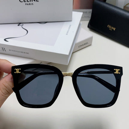 TRIOMPHE SUNGLASSES 548591 IN BLACK ACETATE