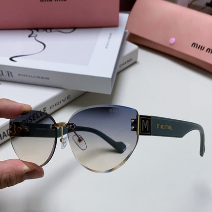 LOGO SUNGLASSES 513012 IN BLUE ACETATE