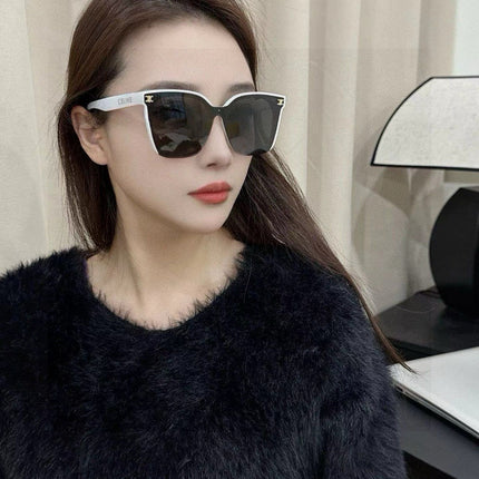 TRIOMPHE SUNGLASSES 552775 IN WHITE ACETATE TEXT LOGO