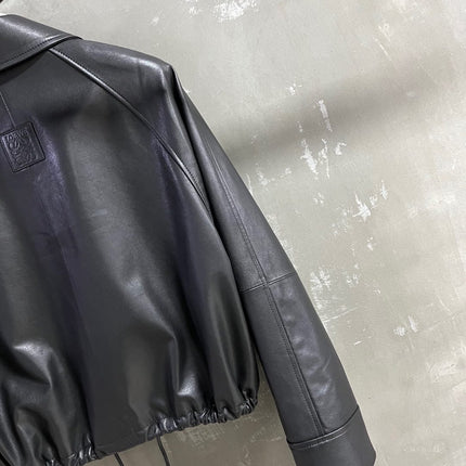 Loewe 2025 Leather Jacket Black Sheepskin