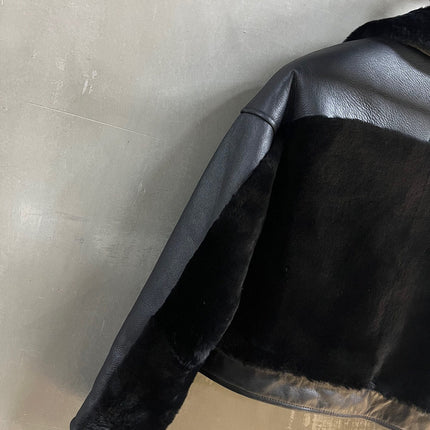 HERMES 25S SHEARLING JACKET 349