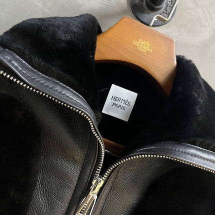 HERMES 25S SHEARLING JACKET 349