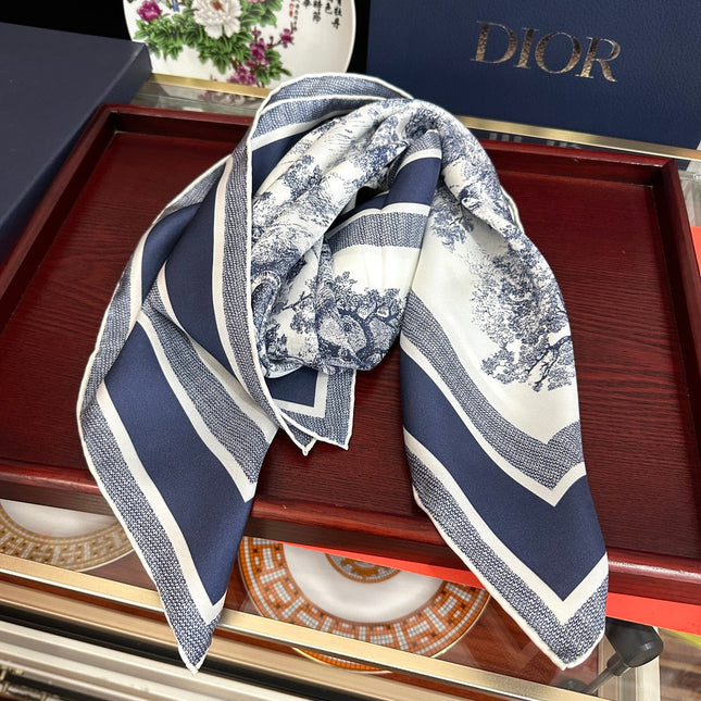 DIOR 26S SCARF 90CM IN SILK 313453