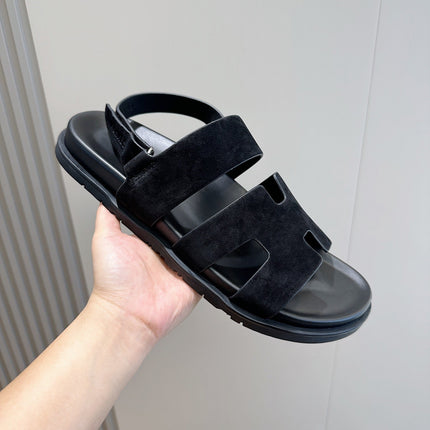 HM GENIUS SANDAL BLACK SUEDE
