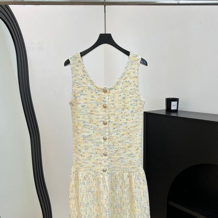 CHANEL 26S SLEEVELESS KNIT DRESS STYLE 1150