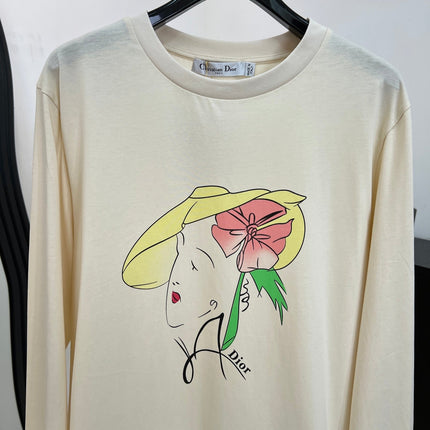 DIOR 26S LONG-SLEEVED CREW-NECK T-SHIRT 1583