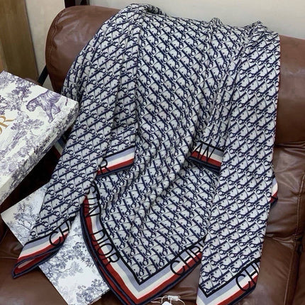 DIOR 26S SCARF 140 IN CASHMERE AND SILK 433907