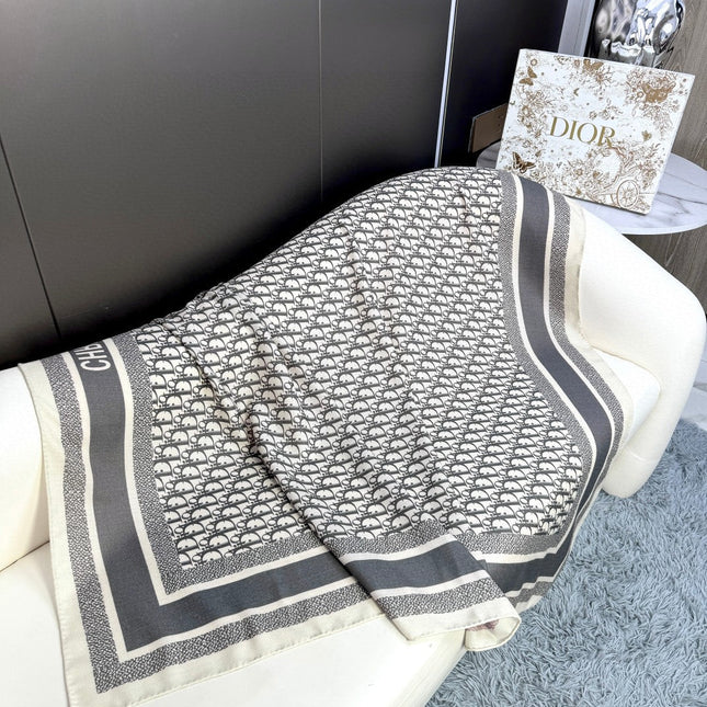 DIOR 26S SCARF 140CM IN CASHMERE SILK 304568