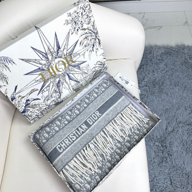 DIOR 26S SCARF 200CM IN CASHMERE 309435