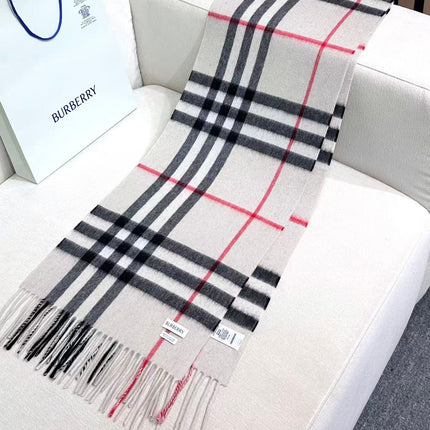 BURBERRY 26S SCARF 168 IN CASHMERE 513381