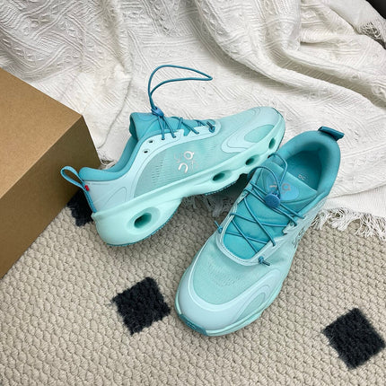 LOEWE 26S CLOUDSOLO SNEAKERS IN AQUA BLUE RECYCLED POLYESTER