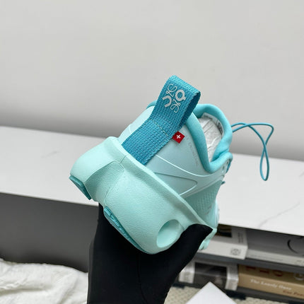 LOEWE 26S CLOUDSOLO SNEAKERS IN AQUA BLUE RECYCLED POLYESTER
