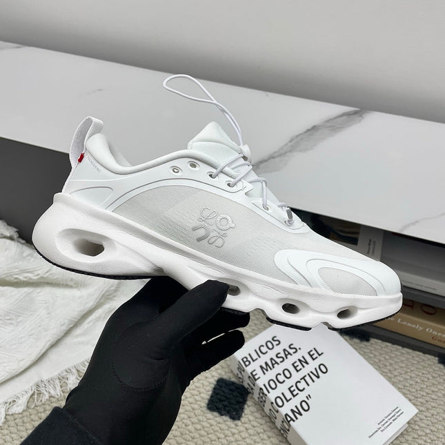 LOEWE 26S CLOUDSOLO SNEAKERS IN WHITE RECYCLED POLYESTER