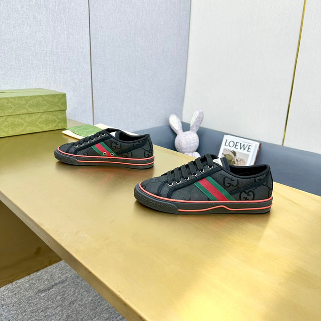 GG TENNIS 1977 TRAINER BLACK CANVAS