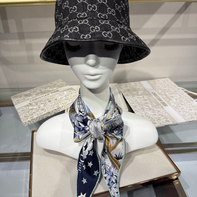 DIOR 26S SCARF 120CM IN SILK 307100