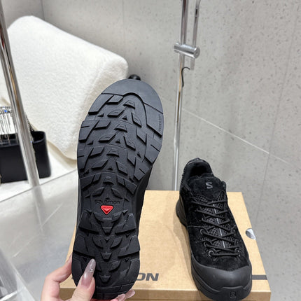 ALO 25S SALOMON AERO GLIDE 3 IN BLACK SUEDE