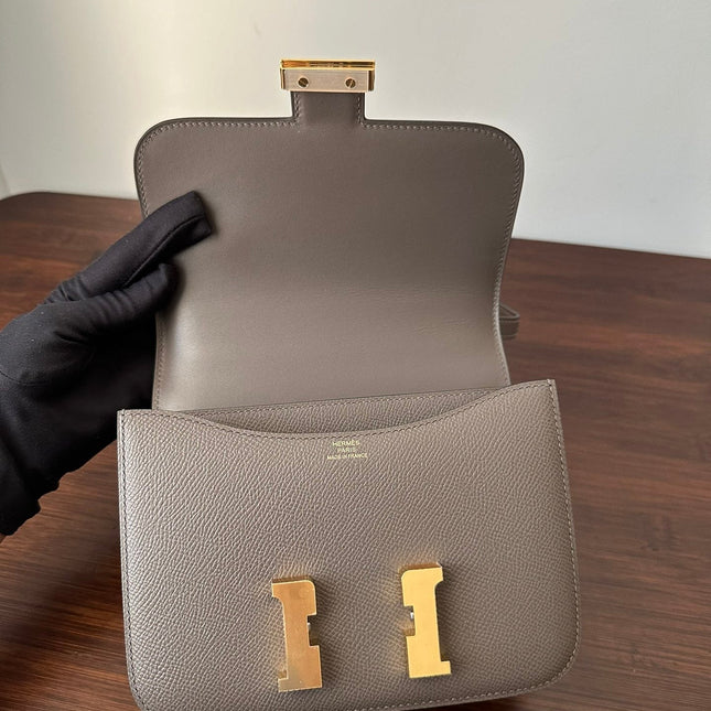 CONSTANCE 18 ETOUPE EPSOM GOLD HARDWARE