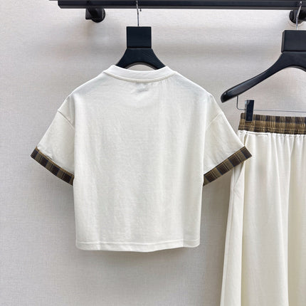 BURBERRY 26S TOP AND SKIRT SET 422
