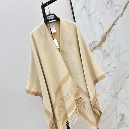 MAX MARA 25S JACQUARD CAPE COAT 008