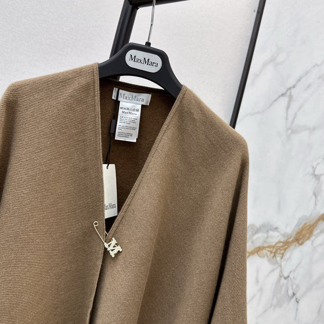 MAX MARA 25S JACQUARD CAPE COAT 009