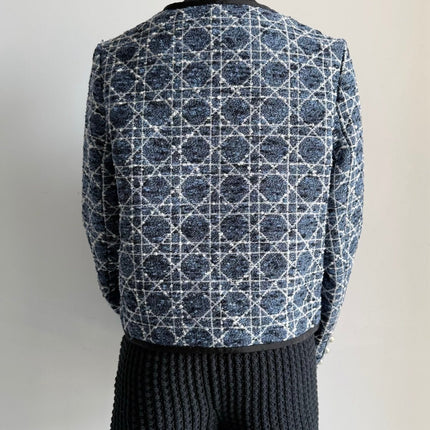 DIOR 25S CANNAGE CROPPED JACKET STYLE 056