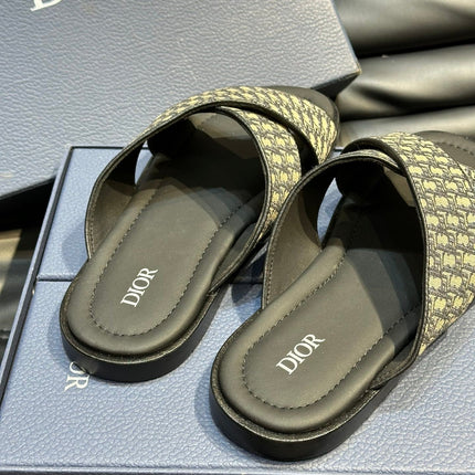 CD ALIAS SANDAL JUNIPER AND BEIGE JACQUARD