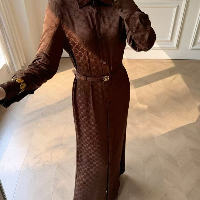 GUCCI 26S LONG SLEEVE SHIRT DRESS 301