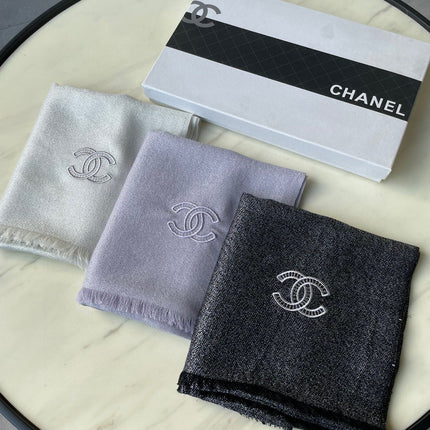 SCARF 210 CM IN PASTEL PURPLE CASHMERE  402209