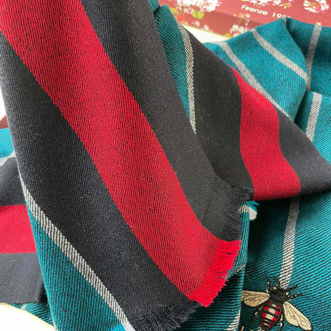 SCARF 200 CM IN COLORFUL CASHMERE 402211
