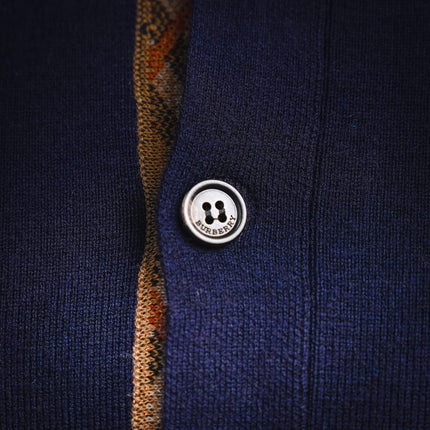 BURBERRY 26S COLLARED KNIT CARDIGAN 496