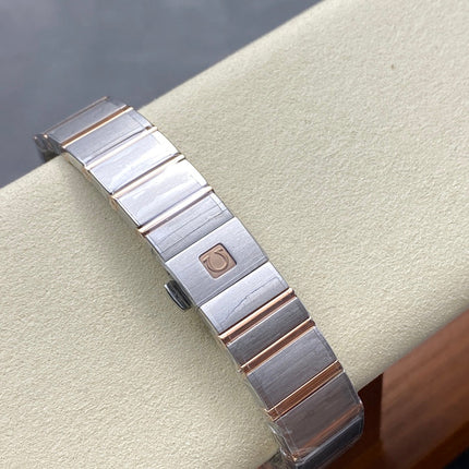 CONSTELLATION PETITE WATCH SILVER AND ROSE GOLD CASE