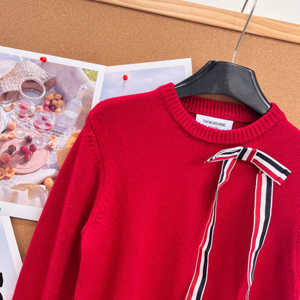 THOM 26S ROUND-NECK KNIT SWEATER 298