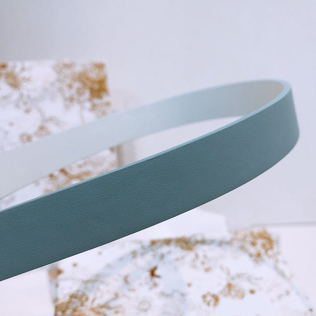 DIOR 25S BELT 20 MM IN STEEL BLUE CALFSKIN 572902