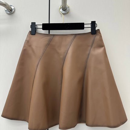 RALPH LAUREN 26S LEATHER SKIRT 399