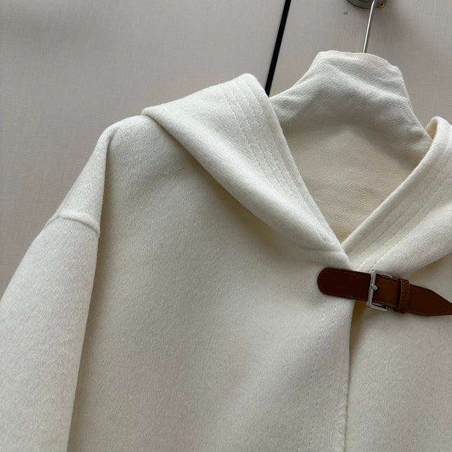 HERMES 26S CASHMERE HOODED JACKET 844