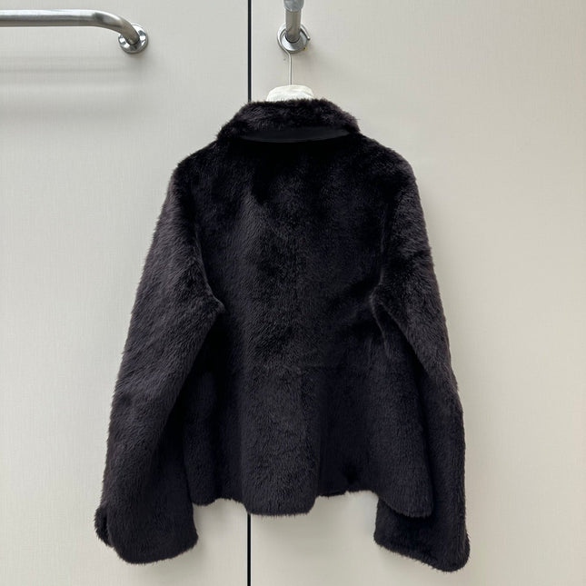 CELINE 26S ZIP-UP FUR JACKET 578